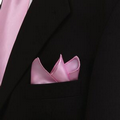 Pink Polyester Pocket Square